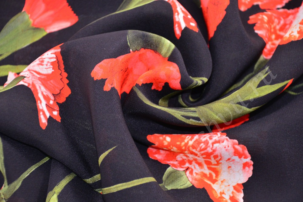 Эффектная шёлковая ткань от известного бренда Dolce&Gabbana (Дольче и Габбана)
