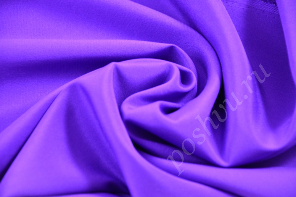 Оригинальная шёлковая ткань мистического фиолетового цвета от Versace (Версаче)
