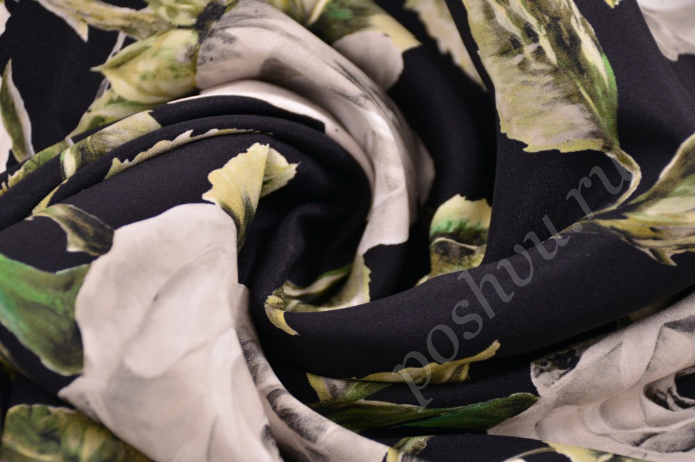 Стильная шёлковая ткань от известного бренда Dolce&Gabbana (Дольче и Габбана)