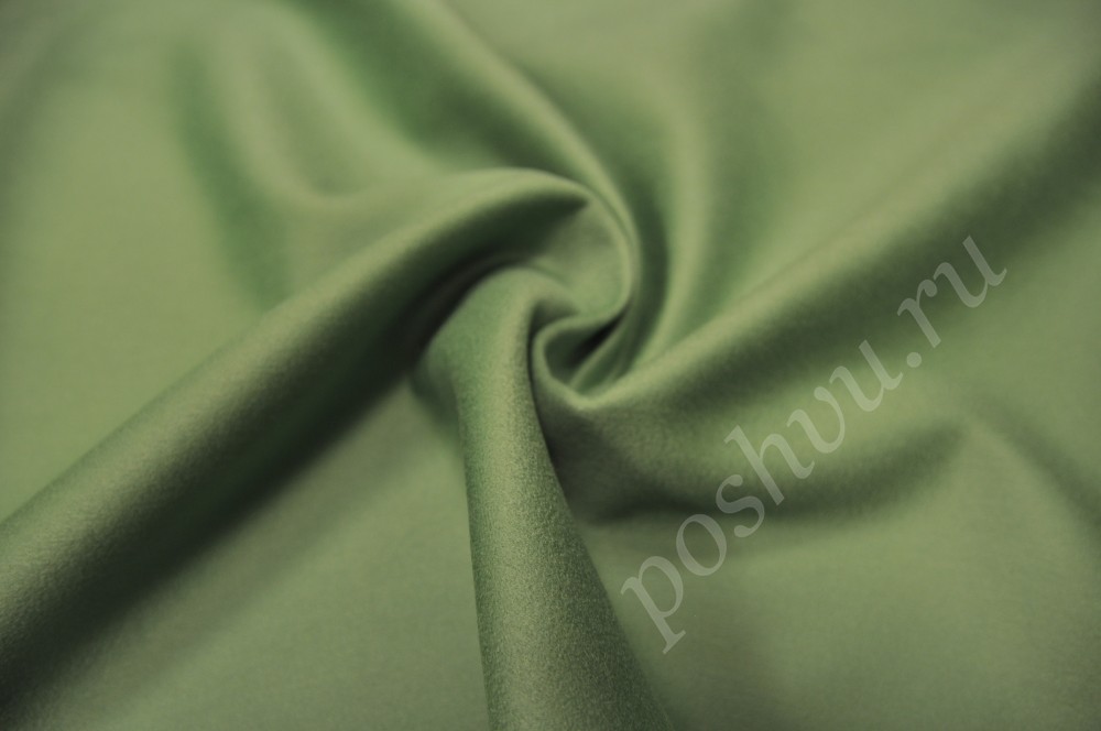 Пальтовая ткань Зеленого оттенка