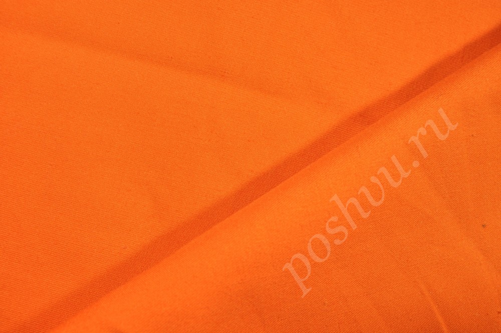 Сигнальная плотная оранжевая ткань