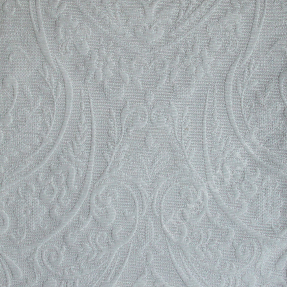 Портьерная ткань жаккард VIENA вензеля дамаск серо-бежевого цвета (раппорт 35х47см)