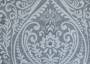 Портьерная ткань жаккард VIENA вензеля дамаск серого цвета (раппорт 35х47см)