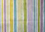 Ткань для штор саржа BALLERINA голубые, лиловые, желтые полосы разной ширины (раппорт 20х35см)