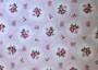 Ткань для штор саржа TWISTER CANTERBURY букеты темно-розовых цветов на лиловом фоне (раппорт 32х35см)