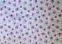 Ткань для штор саржа TWISTER CANTERBURY мелкие цветы темно-розового цвета (раппорт 11х11см)