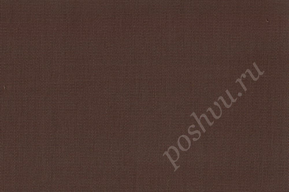 Мебельная ткань жаккард MYKONIAN OUT DOOR однотонная коричневого цвета