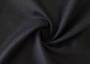 Костюмная шерстяная ткань чёрного цвета в узкую серую полоску