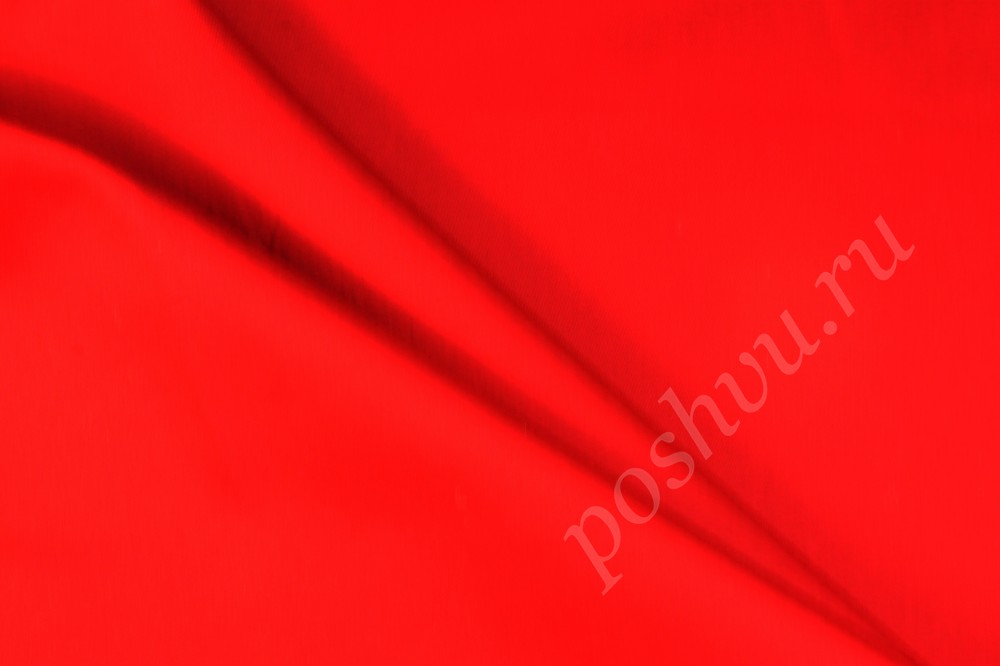 Ткань хлопок Marina Rinaldi ярко-красного оттенка