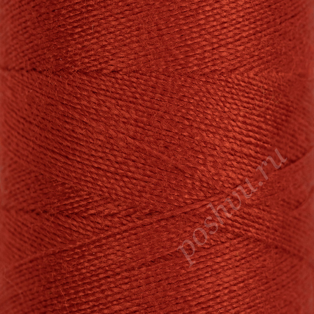 Швейные нитки (полиэстер) 40/2 "Gamma" 400я 365м, 1шт. №112 красный