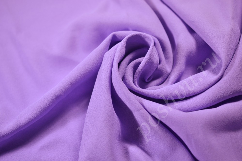 Креповая ткань лилового оттенка
