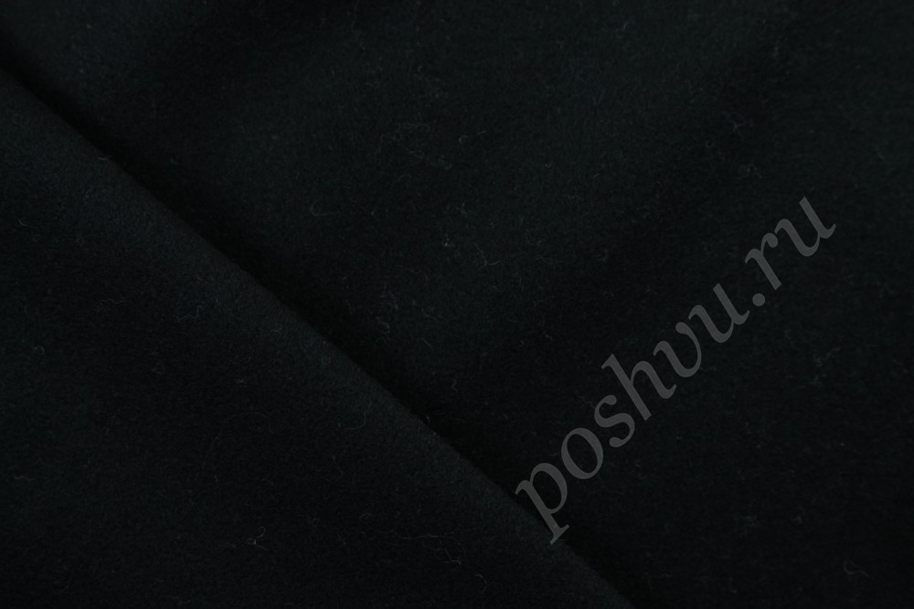 Пальтовая ткань черного оттенка Max Mara