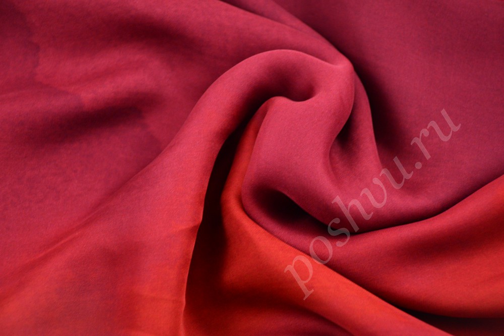 Соблазнительная пурпурная шёлковая ткань от Salvatore Feragamo (Сальваторе Ферагамо)