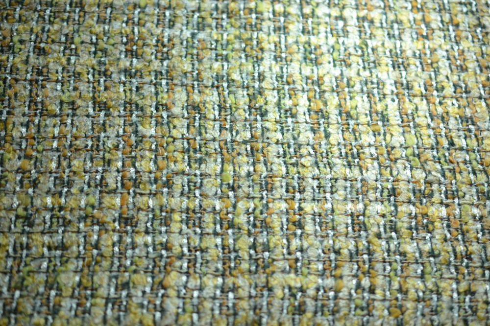 Костюмная ткань шанелька с узором меланж