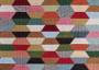Портьерная ткань гобелен TAPESTRY HICO разноцветные трапеции (раппорт 26х36см)