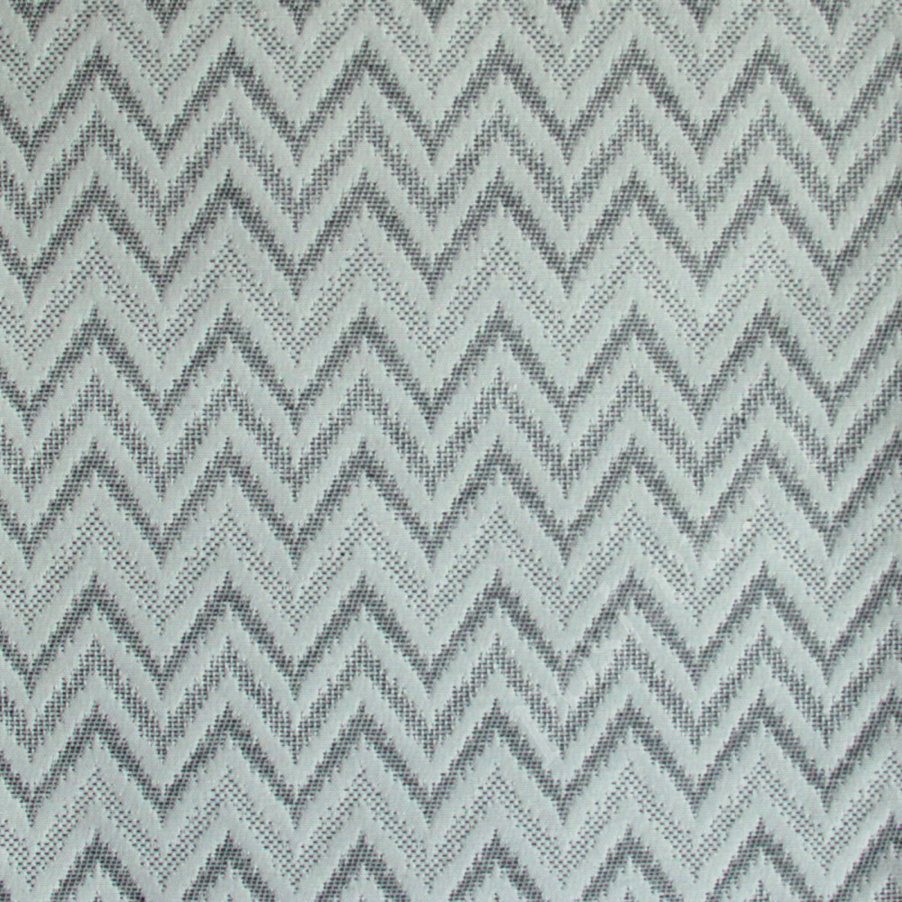 Портьерная ткань жаккард ESTOCOLMO серый геометрический узор волны (раппорт 9х9см)