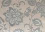 Портьерная ткань жаккард SUN JACOBEAN серый растительный орнамент на розовом фоне (раппорт 35х31см)