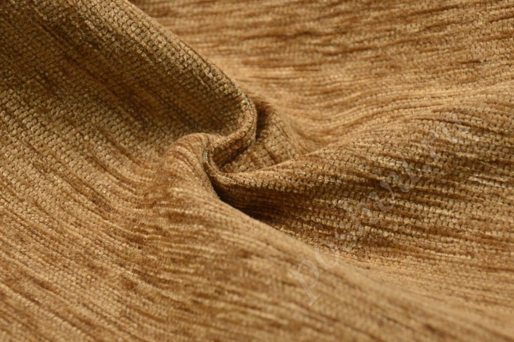 Ткань для мебели шенилл песочного оттенка