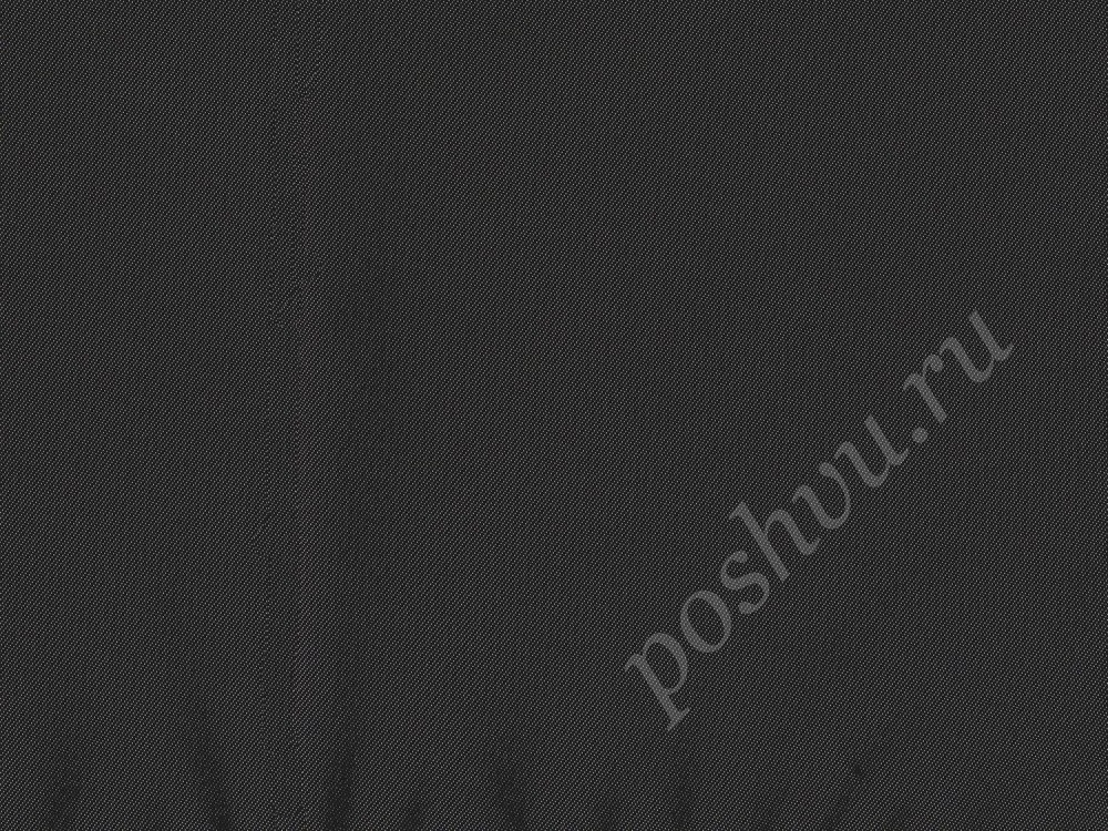 Ткань для штор подкладочная, портьерная темно-серого оттенка  2226/20