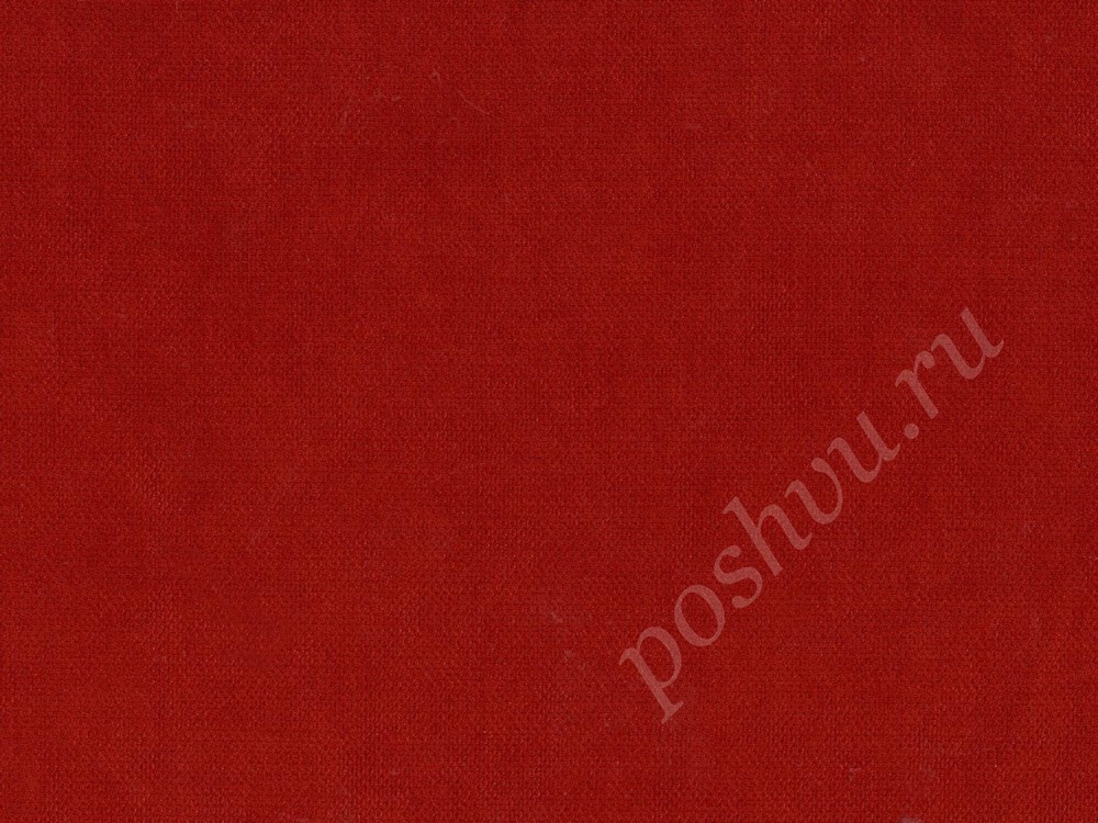 Ткань для штор портьерная оттенка красной розы 2262/30