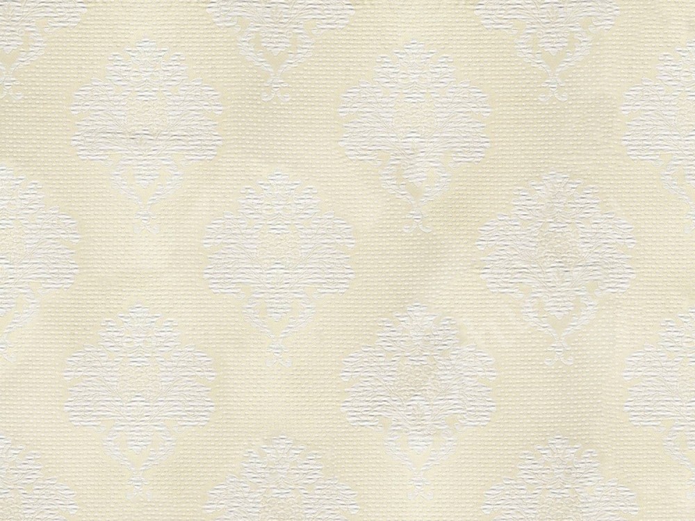 Ткань для штор портьерная кремового цвета в классический узор