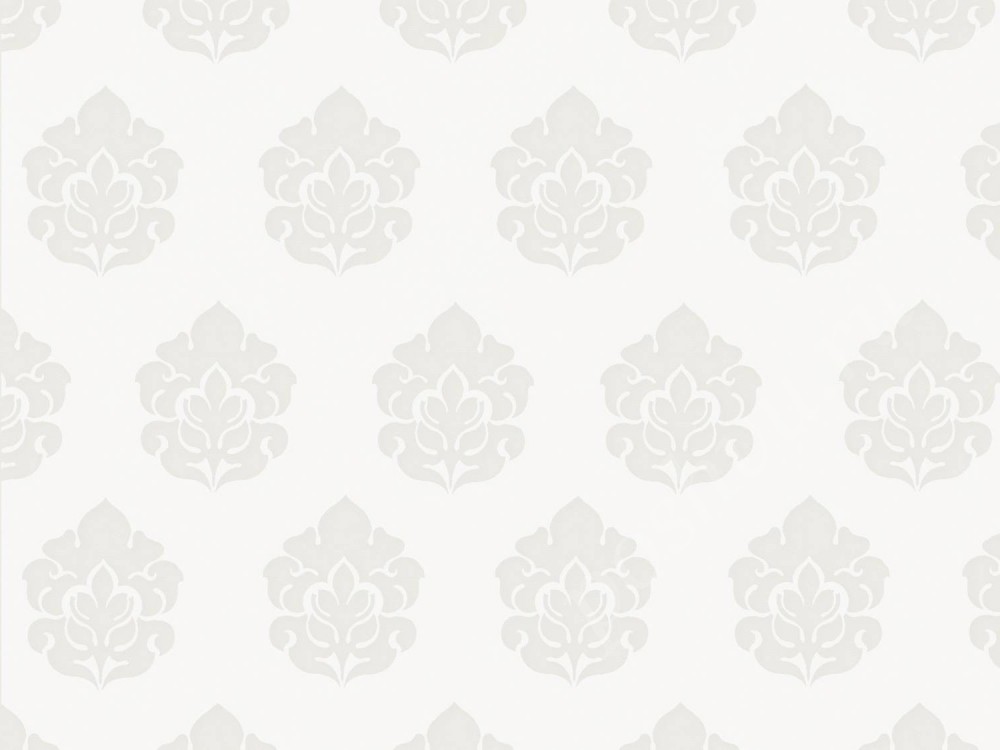 Ткань для штор портьерная белого цвета в серый классический узор 2358/10