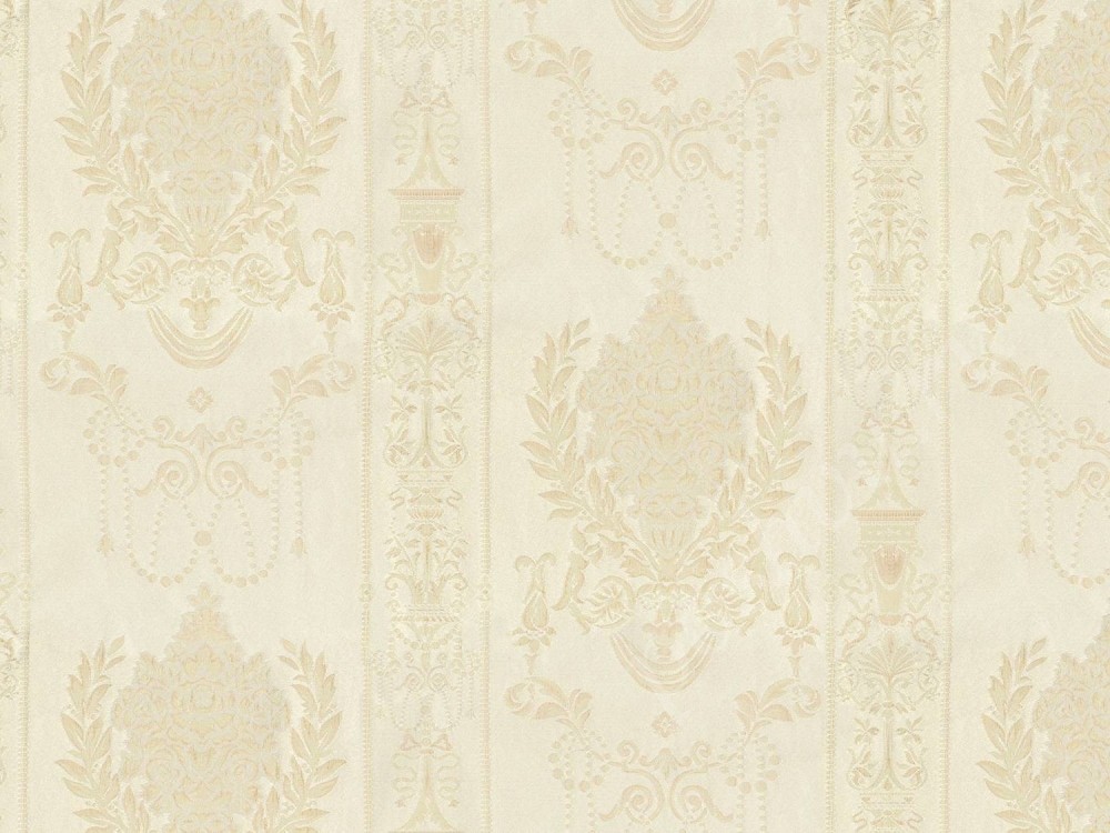 Ткань для штор портьерная персикового оттенка с крупным рисунком  2378/11