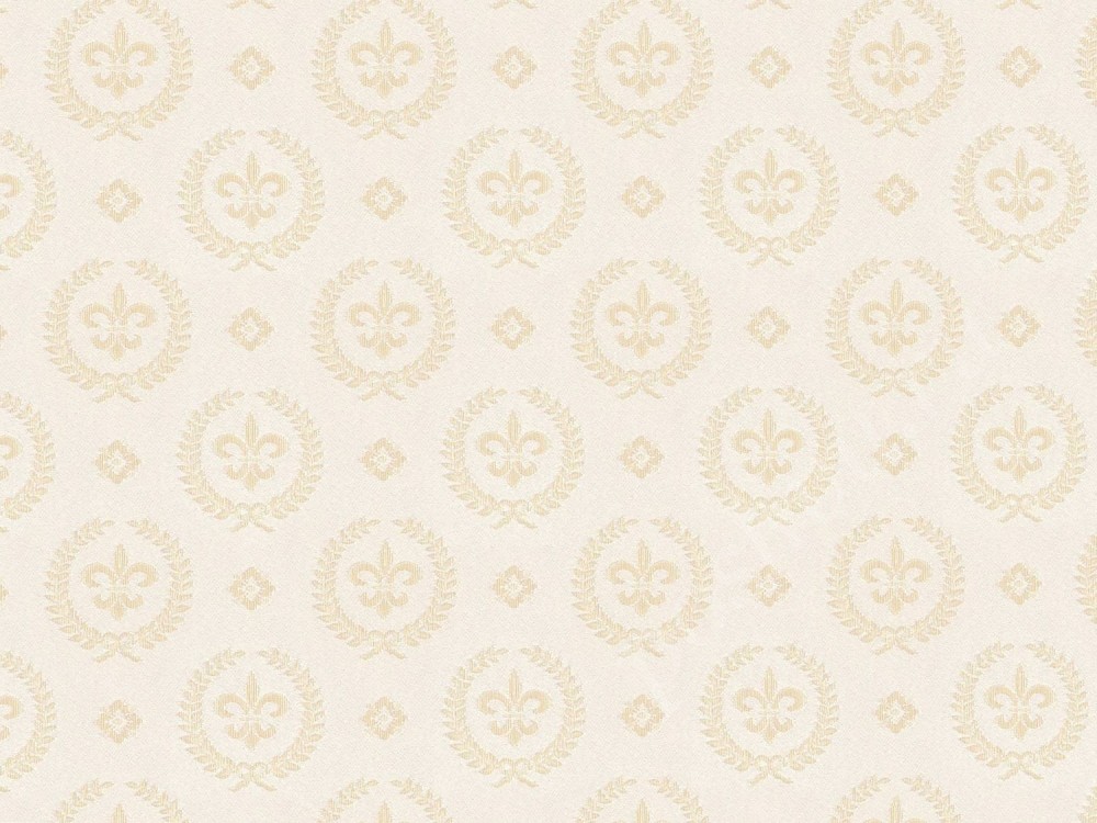Ткань для штор портьерная, полиэстер на белом фоне свело-розовый классический рисунок2382/11