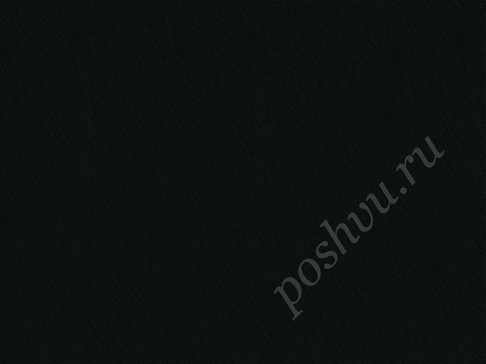 Ткань для штор подкладочная, портьерная черного оттенка  2429/60