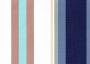 Мебельная ткань жаккард OUT OF MIND в бело-синие полосы разной ширины