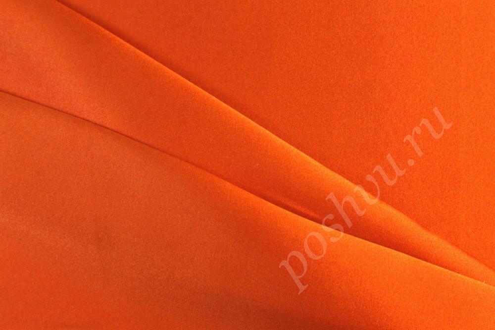 Ткань шелк Marina Rinaldi Оранжевая роза