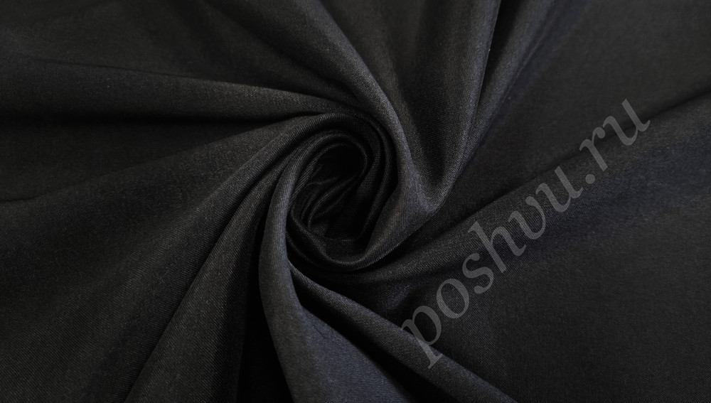 Ткань одежная, цвет черный