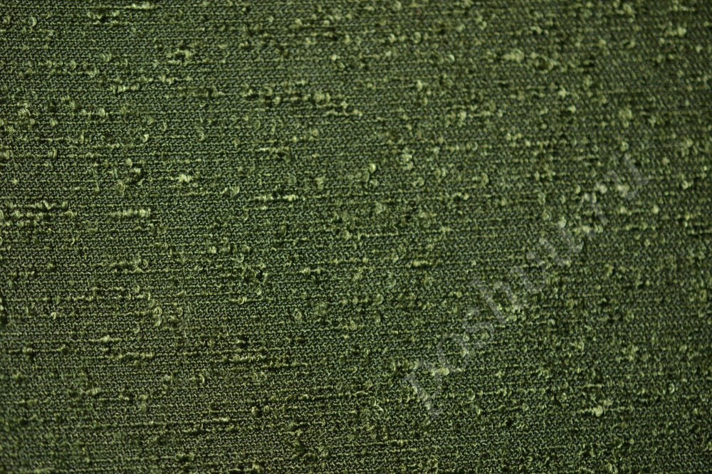 Костюмная ткань оливкового оттенка с вкраплениями
