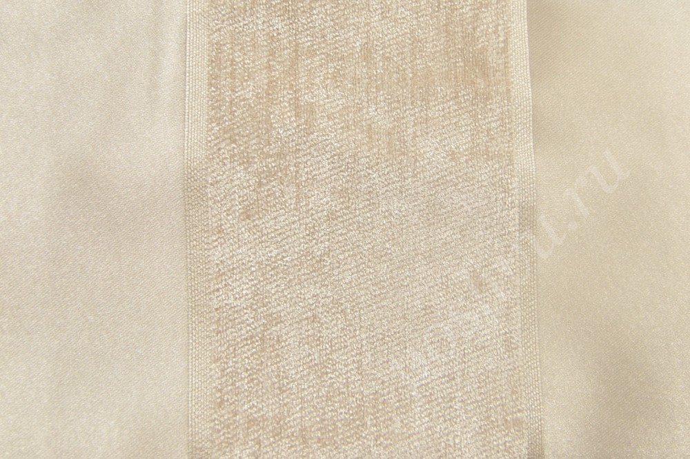 Портьерная ткань Renee бежевого цвета