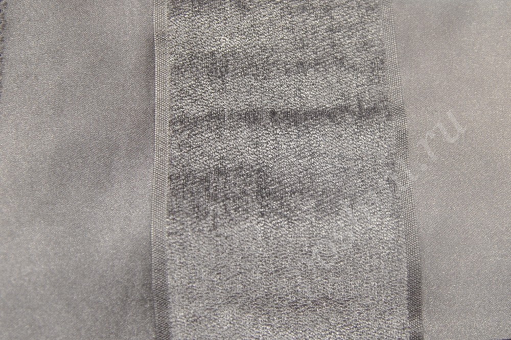 Портьерная ткань Renee серебристого цвета