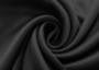 Портьера Блэкаут LUX черного цвета с чёрной нитью