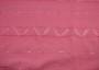 Ткань шифон розового цвета в прямые, пунктирные и зигзагообразные линии