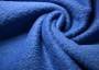 Пальтовая ткань синего цвета с ворсом