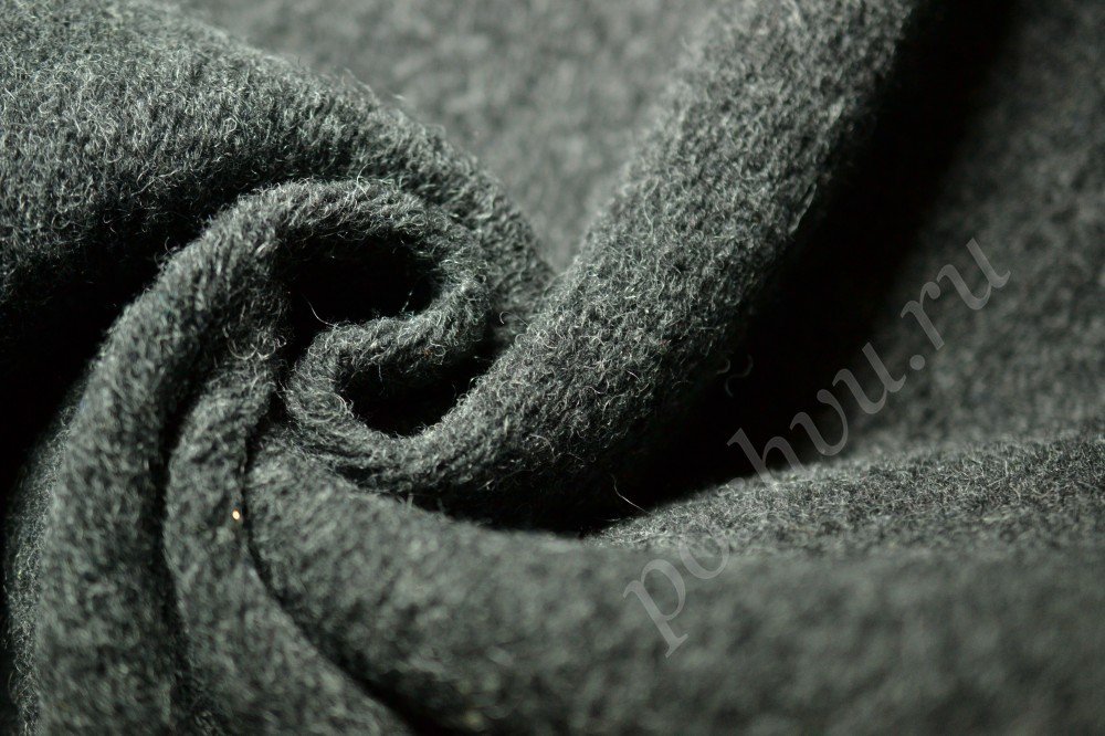 Пальтовая ткань темно-серого оттенка