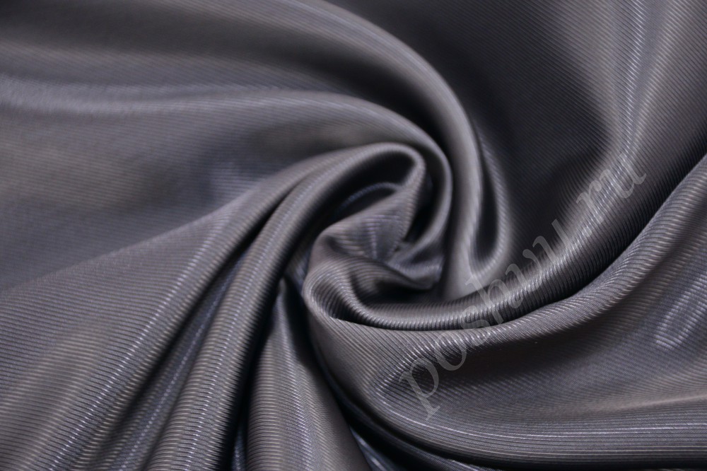Изящная подкладочная ткань серебристо-серого цвета
