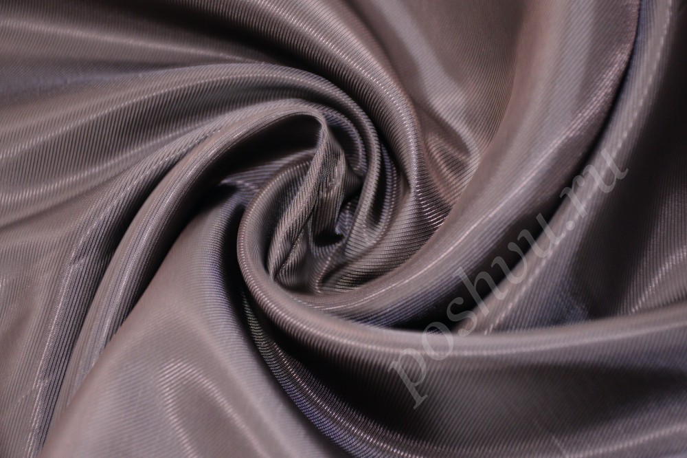 Шикарная подкладочная ткань в эффектных переливах серого цвета