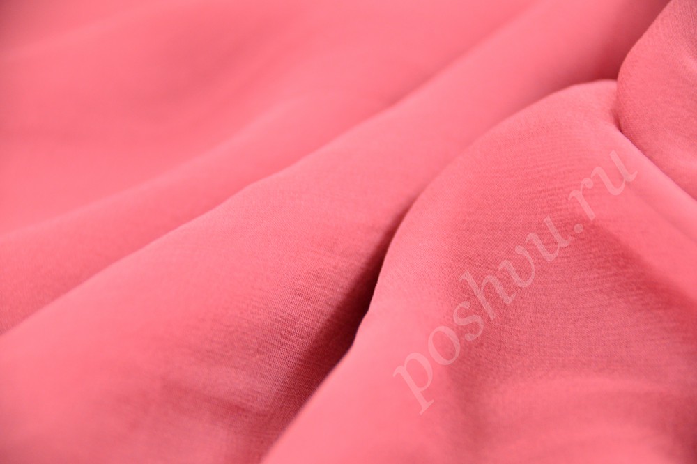 Брендовая шелковая ткань перламутрового оттенка розовый лотос