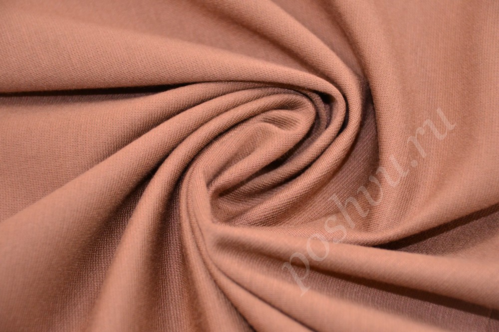 Элегантная ткань джерси светло-коричневого цвета