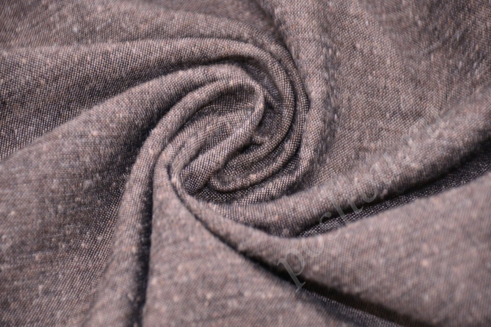 Классическая костюмная ткань серовато-песочного цвета