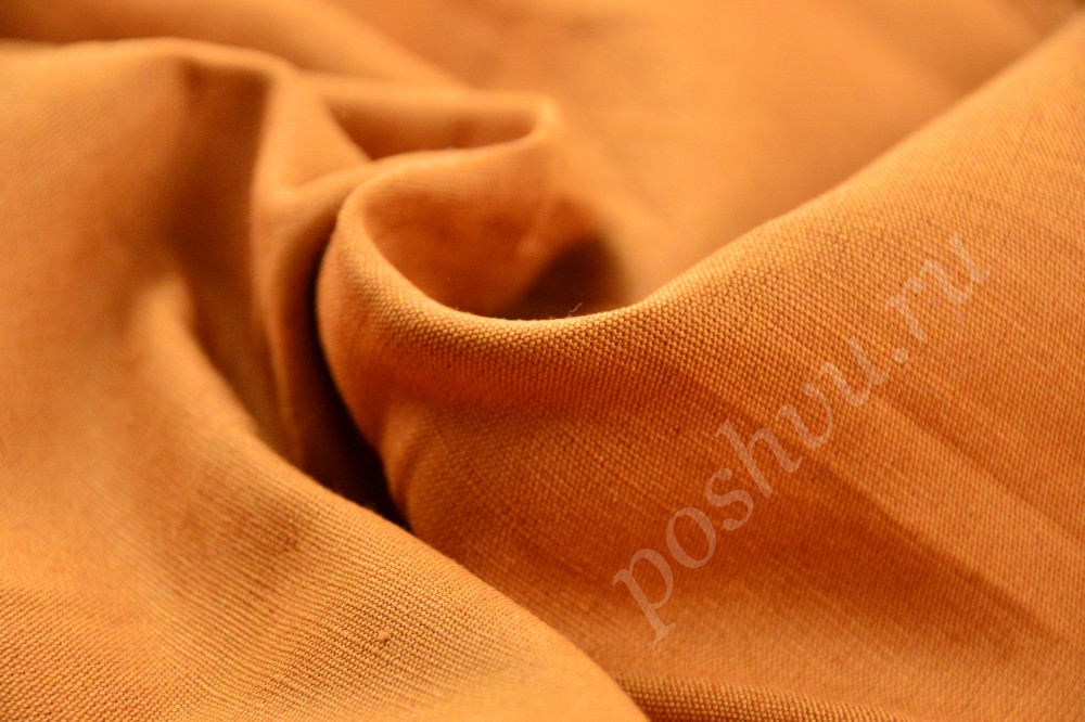 Модная костюмная ткань апельсинового цвета
