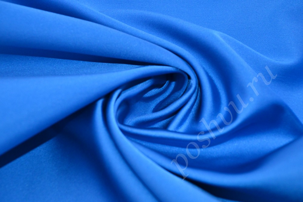 Ткань итальянский атлас ледяного голубого оттенка