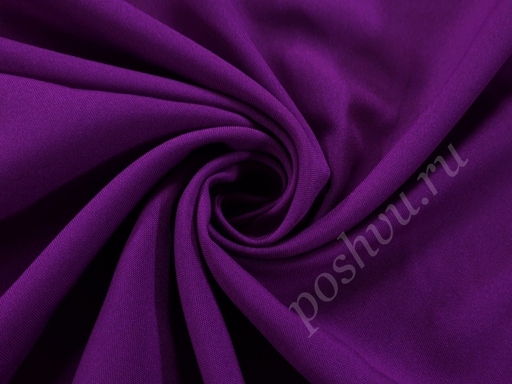 Габардин ЭКОНОМ Burda, цвет фиолетовый, 150 гр/м2