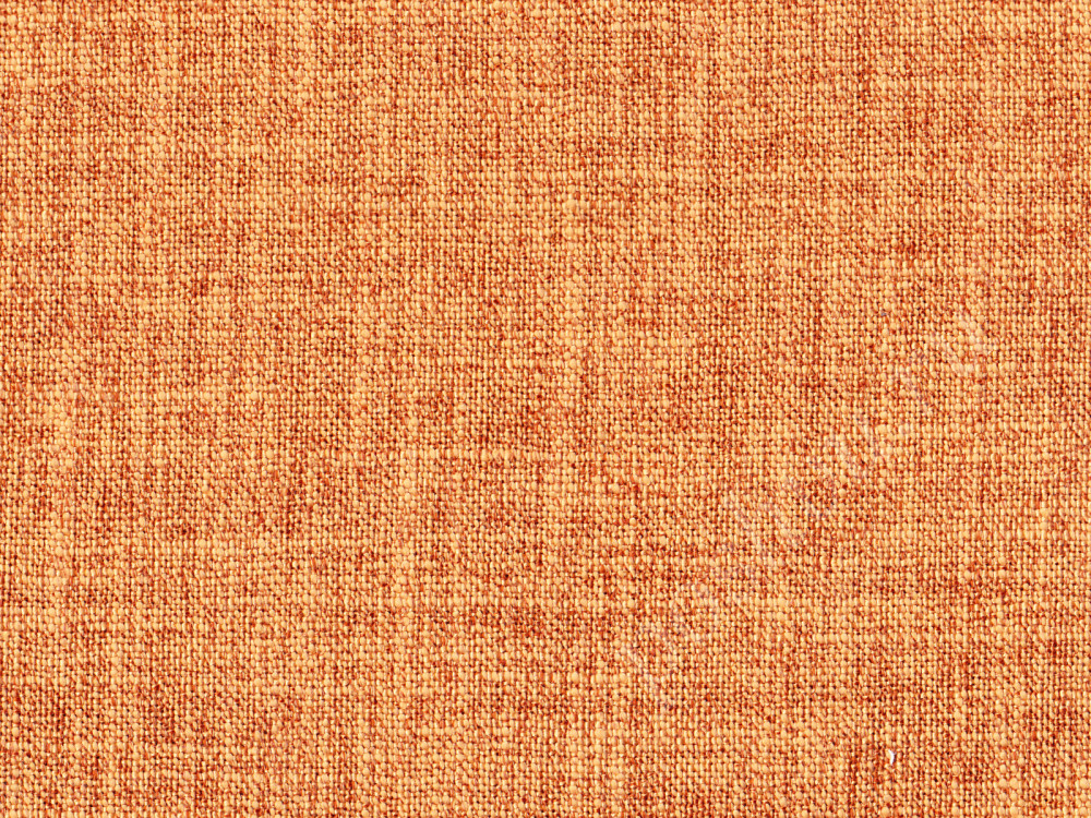 Мебельная ткань рогожка PRONTO однотонная оранжевого цвета