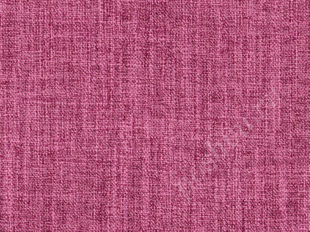 Мебельная ткань рогожка PRONTO однотонная темно-розового цвета