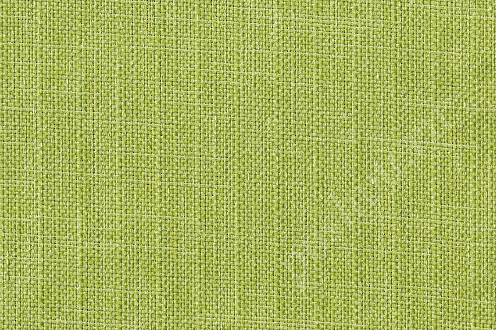 Мебельная ткань рогожка UNLIMITED однотонная зелено-желтого цвета